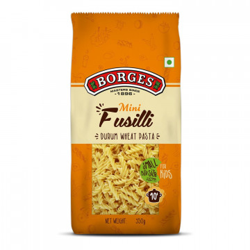 Borges Mini Fusillli Pasta 350Gm